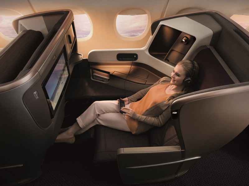 singapore airlines business class seat