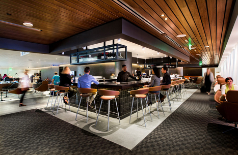 Qantas BA LAX Lounge 1