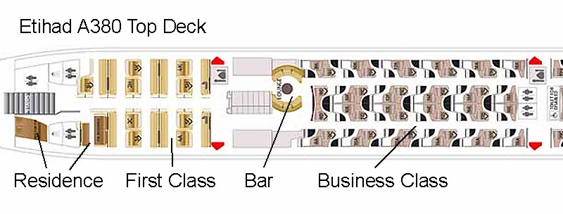 etihad a380 inflight bar Etihad A380 Seat