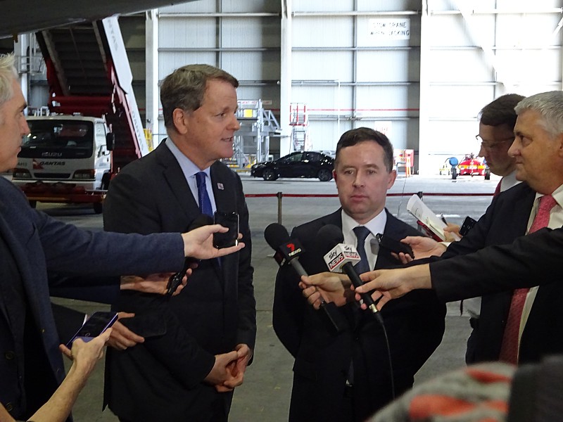 american airlines boeing777 sydney CEO Doug Parker