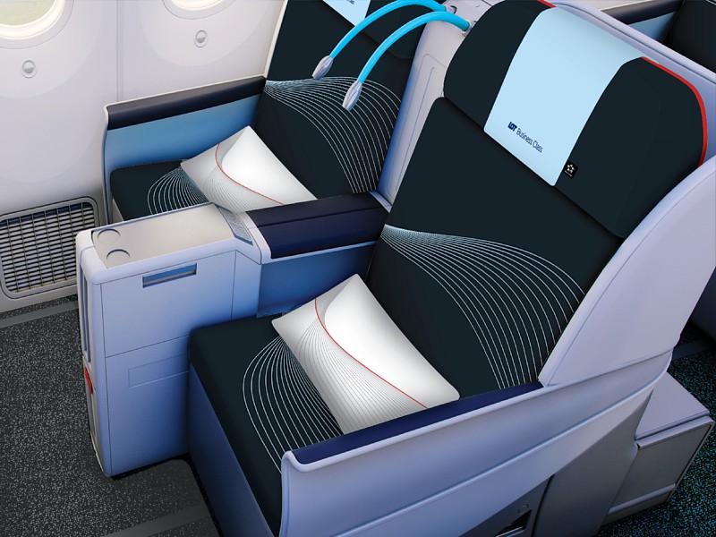 lot new business class seats