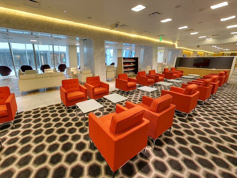 qantas LAX first lounge 3