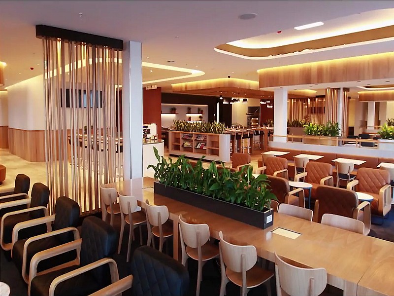 Newly opened Perth Qantas Business Lounge