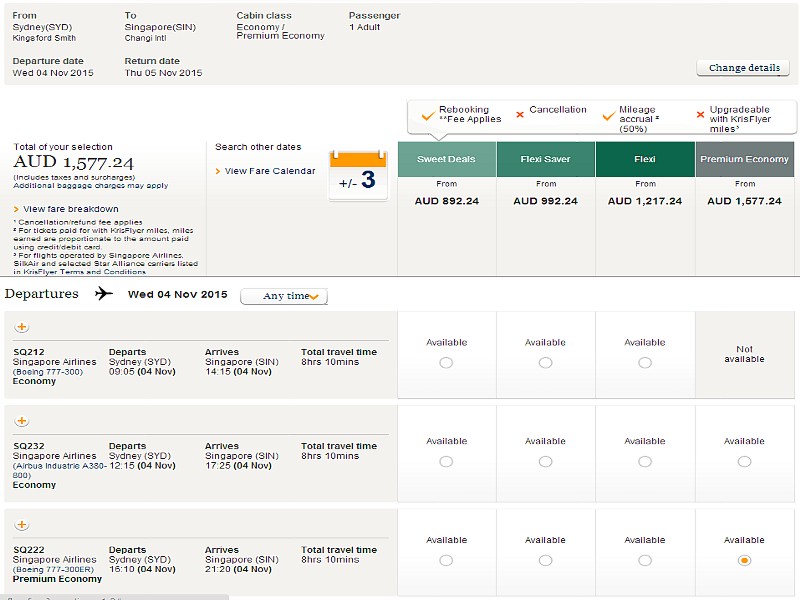 singapore airlines premium economy 2