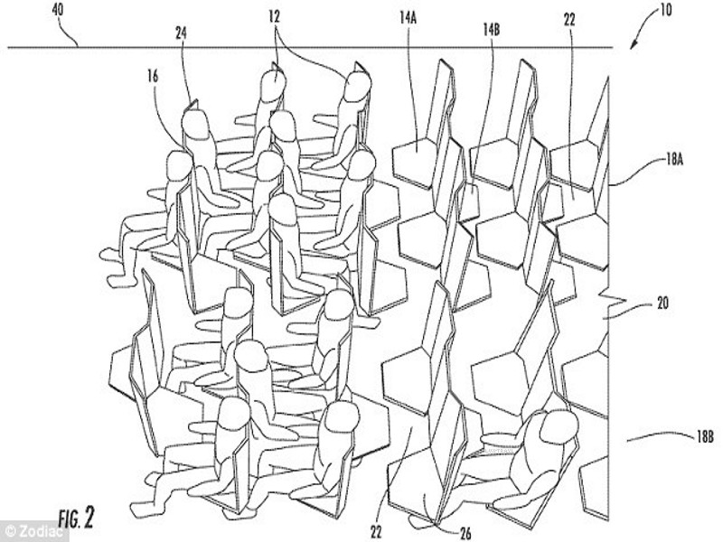 zodiac airline seat backwards facing 3