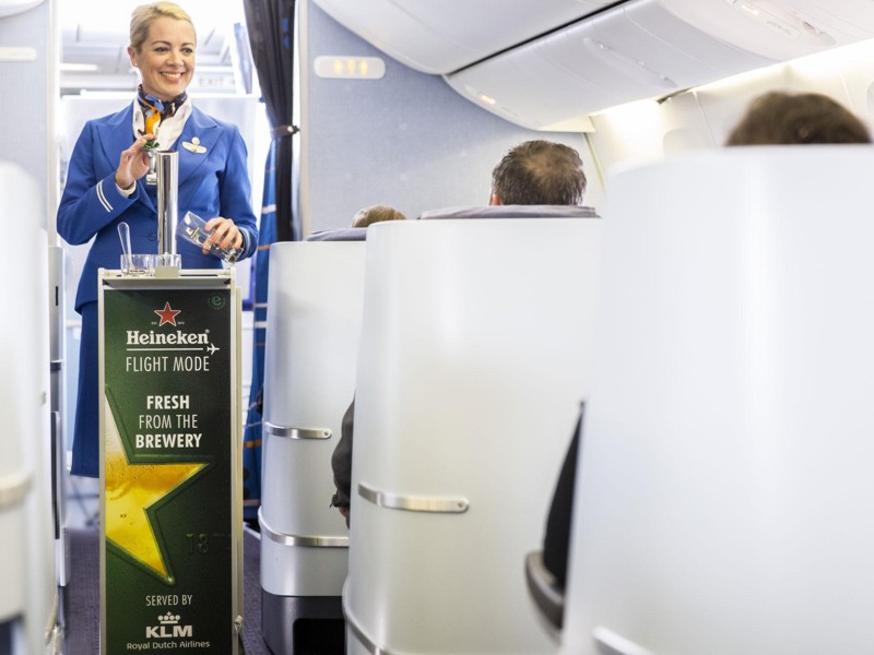 klm heineken beer