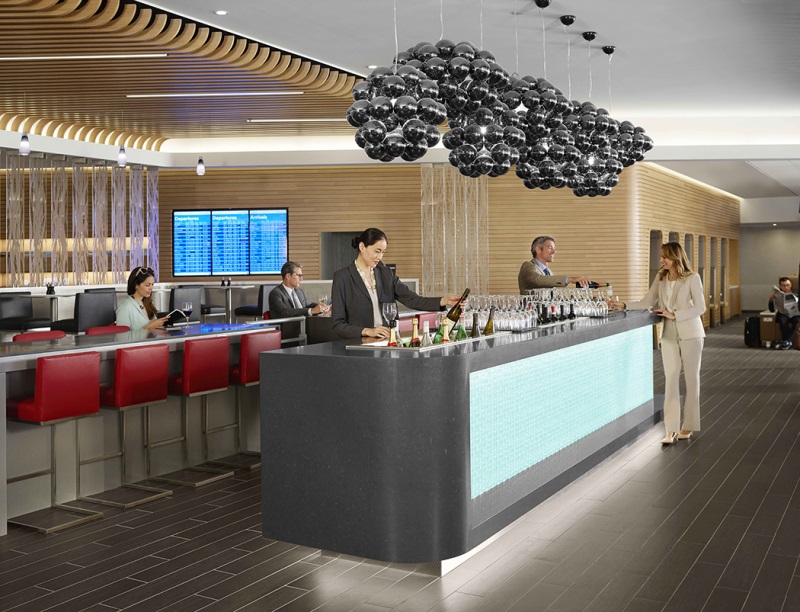 american JFK flagship lounge 2