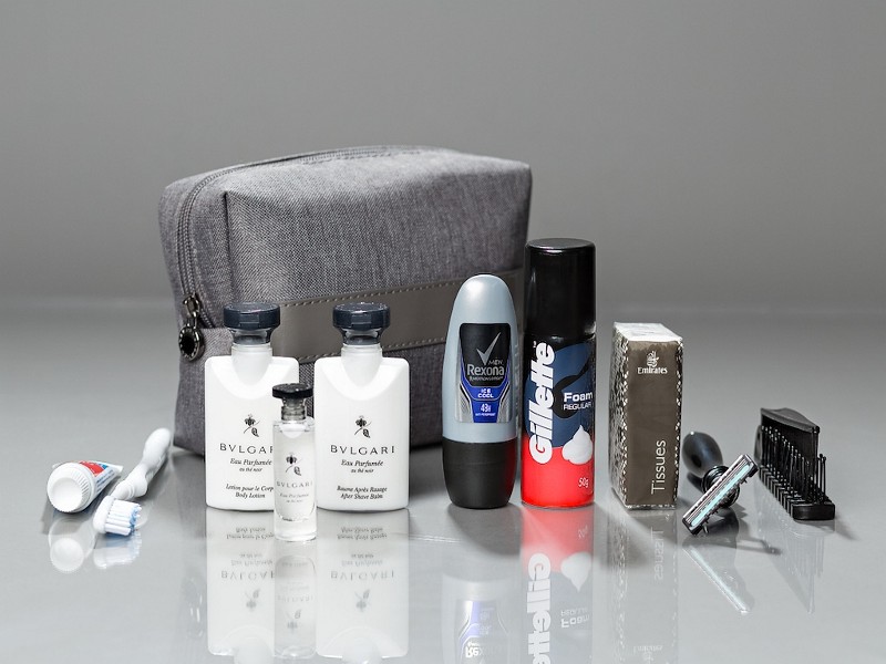 Emirates amenity kit revamped in Business & First