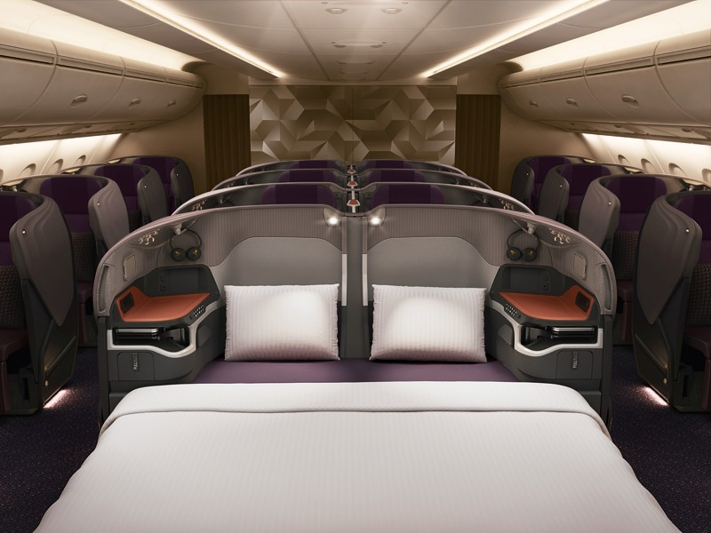 Singapore Airlines A380 Business Class seat, First Class gets revamped