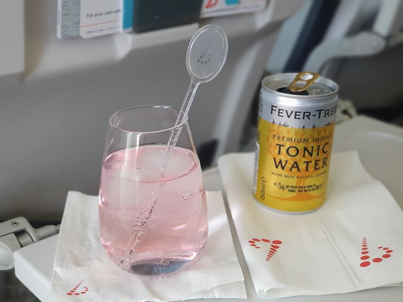 Brussels Airlines Gin And Tonic Business Class Shorthaul