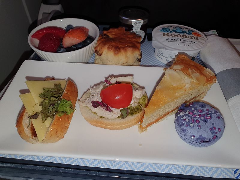 British Airways Business Class Inflight Meal Venice London