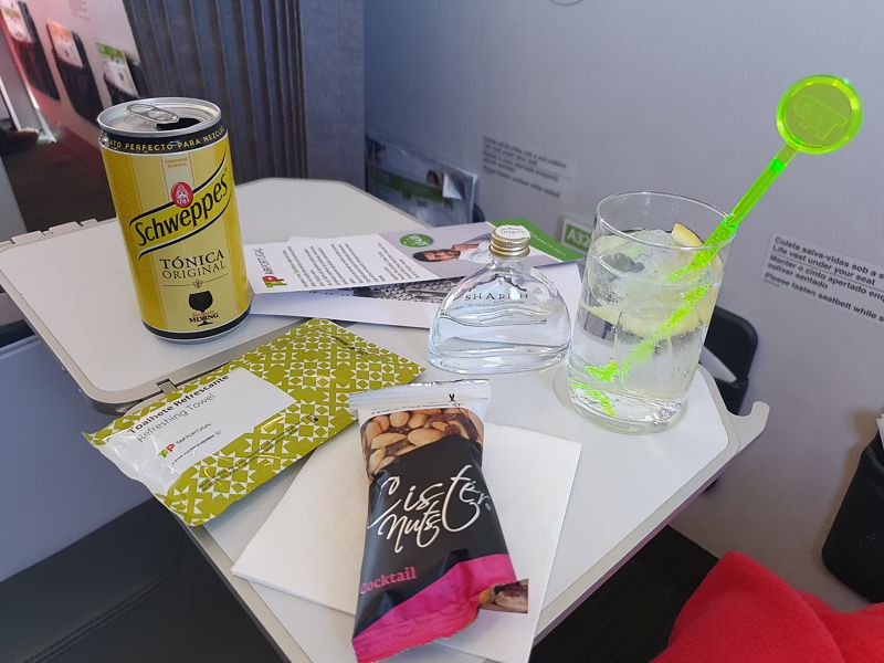 Tap Air Portugal Gin And Topic Businessclass Lisbon