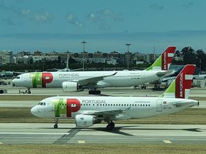 TAP Air Portugal Business Class from Lisbon to Prague