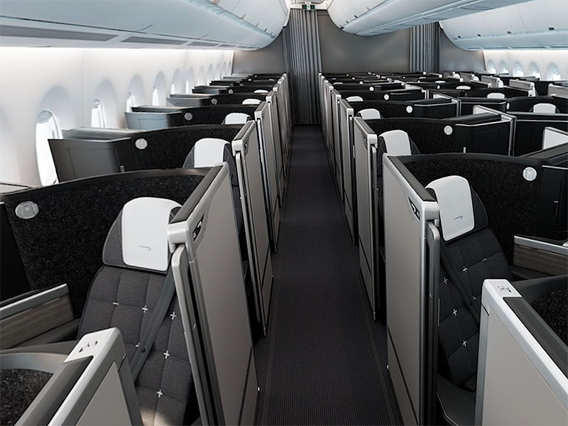 British Airways Boeing 78710 Features New Business Class Seats Lux