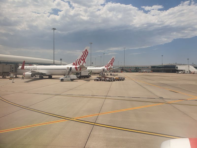 Above New South Wales Virgin Australia Business Class