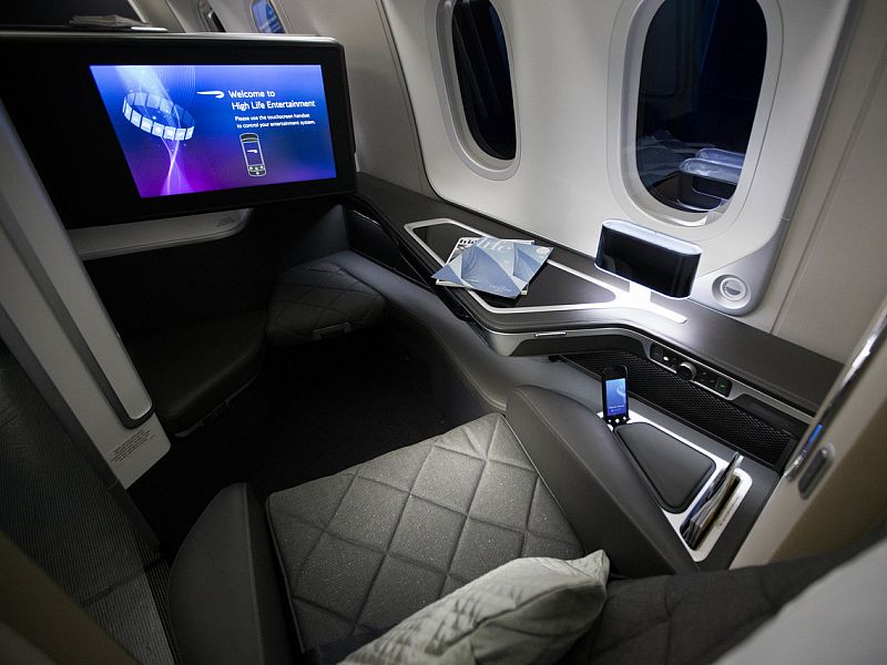 british airways boeing 787 seats cabin