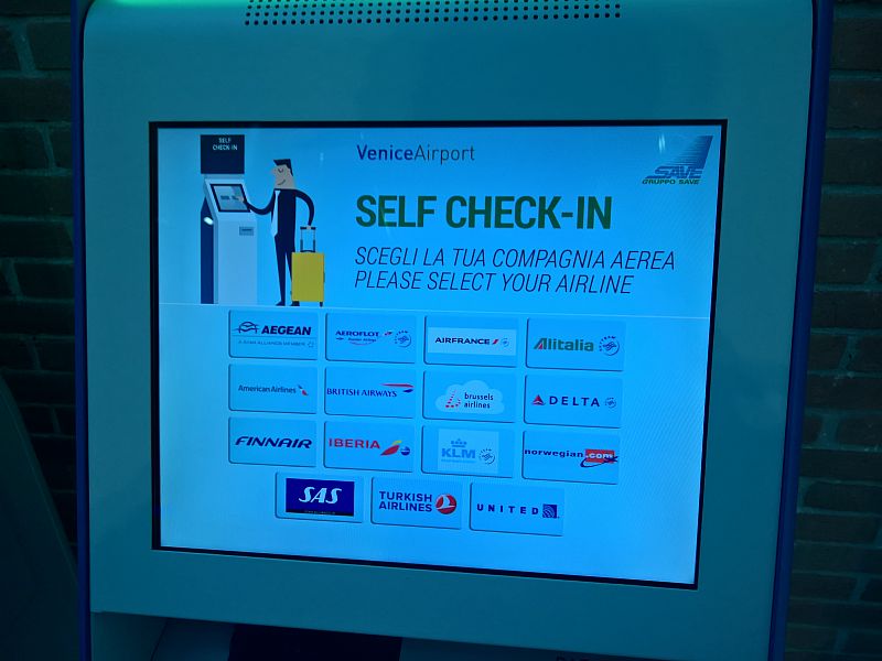 Venice Airport Self Check In British Airways London