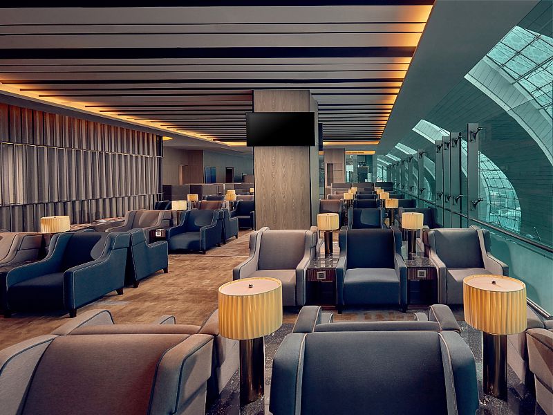 business travel lounge