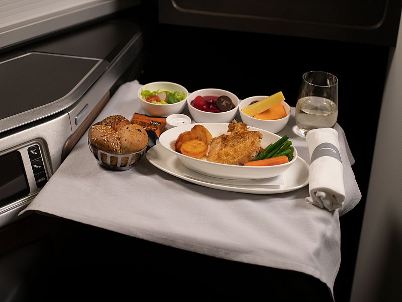 british airways meal menus