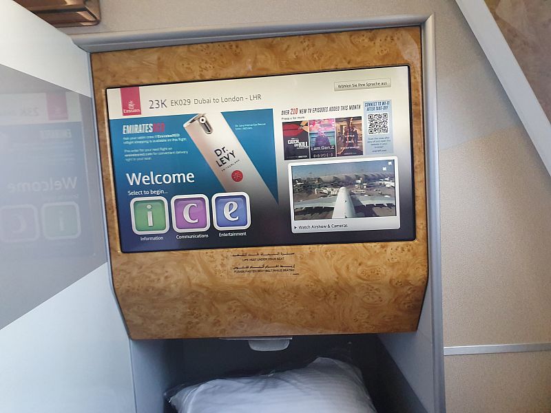 emirates dubai london business class