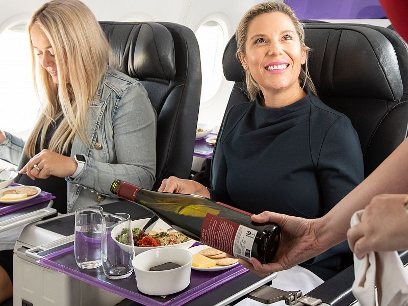 virgin australia inflight meals buy on board