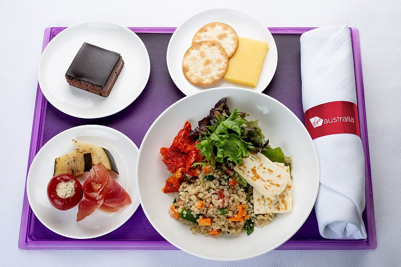 virgin australia inflight meals buy on board