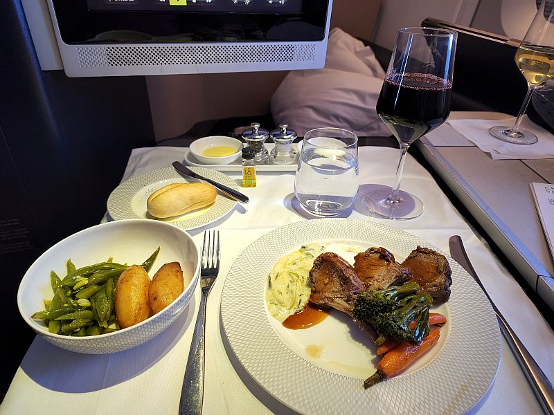 British Airways First Class A380 review seats meals drinks LuxTraveller