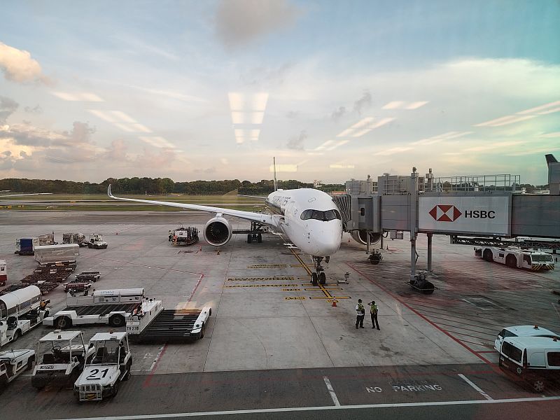 singapore airlines sydney businessclass a350
